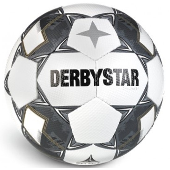 Training Bal Derbystar Brillant TT Wit/Zilver - Maat 5